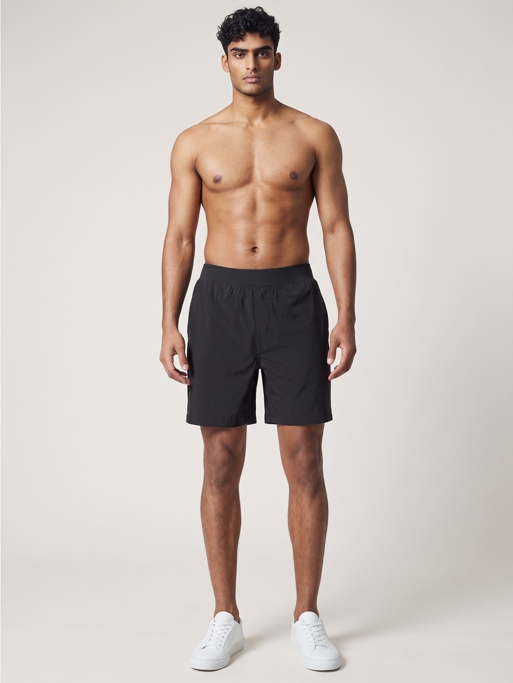NWT S GAIAM Upside 7-Inch Men's Lined Shorts Black Athletic Running Workout